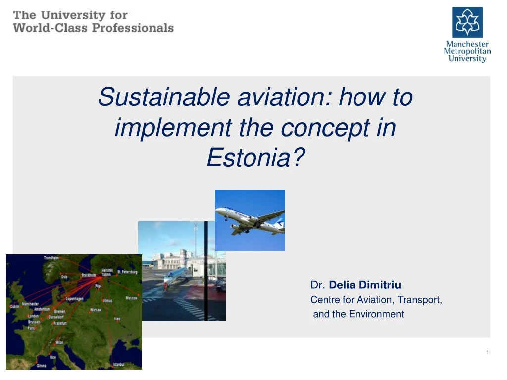 sustainable aviation how to implement the concept in estonia