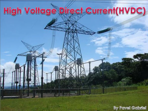 High Voltage Direct Current(HVDC)