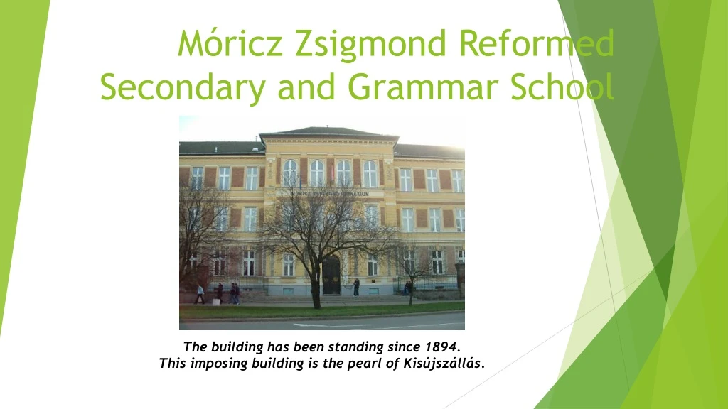 m ricz zsigmond reformed secondary and grammar school