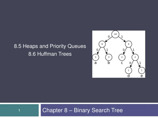 Chapter 8 – Binary Search Tree