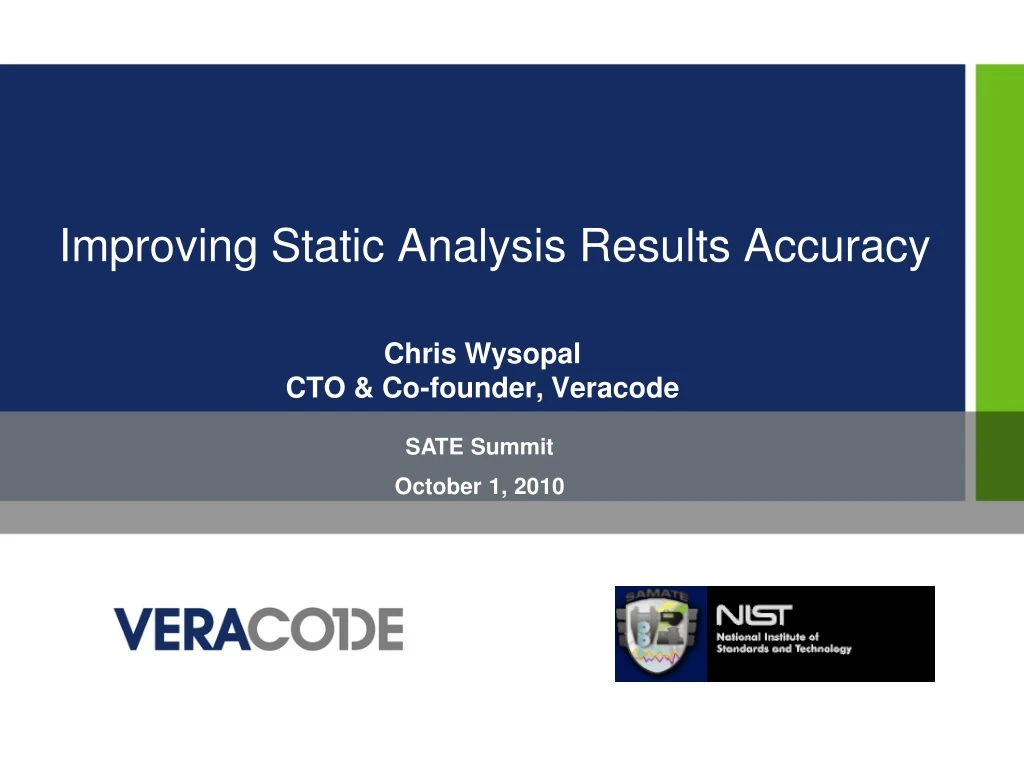 improving static analysis results accuracy