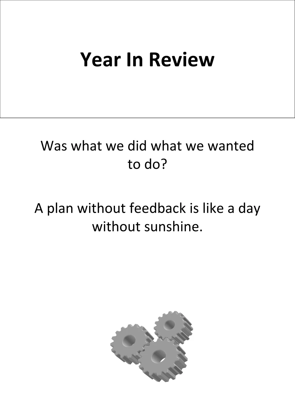 PPT Year In Review PowerPoint Presentation, free download ID8873826