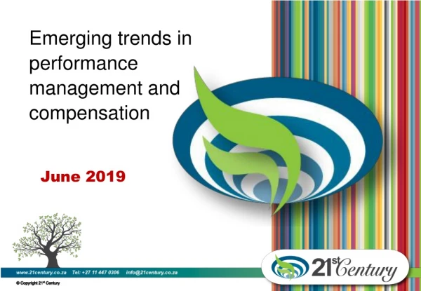 Emerging trends in performance management and compensation
