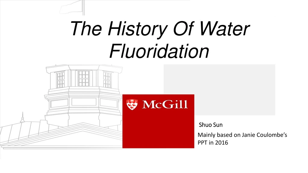 the history of water fluoridation