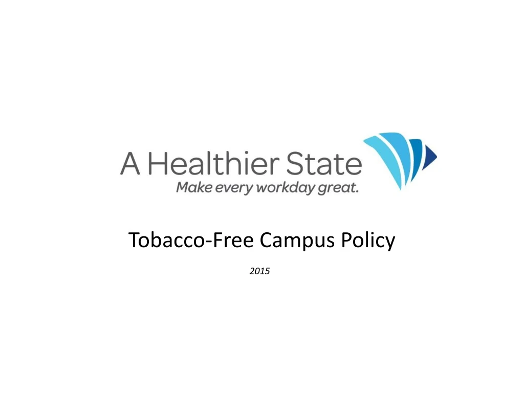 tobacco free campus policy