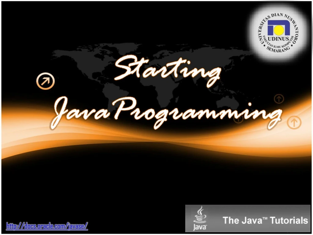 starting javaprogramming