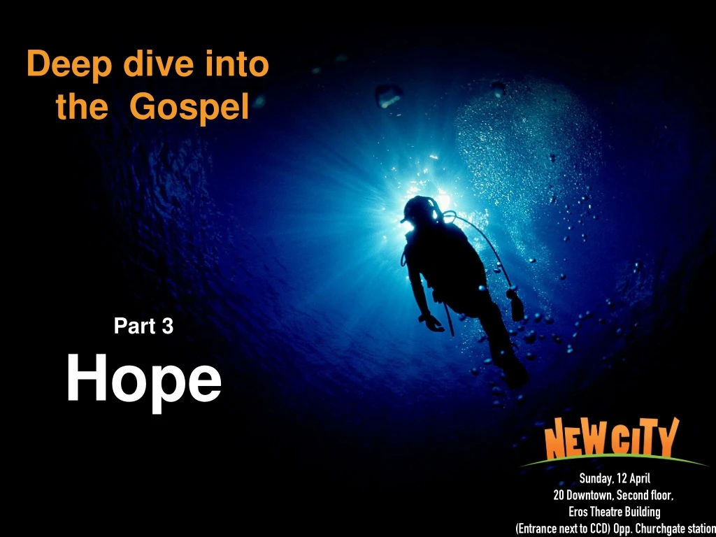 deep dive into the gospel