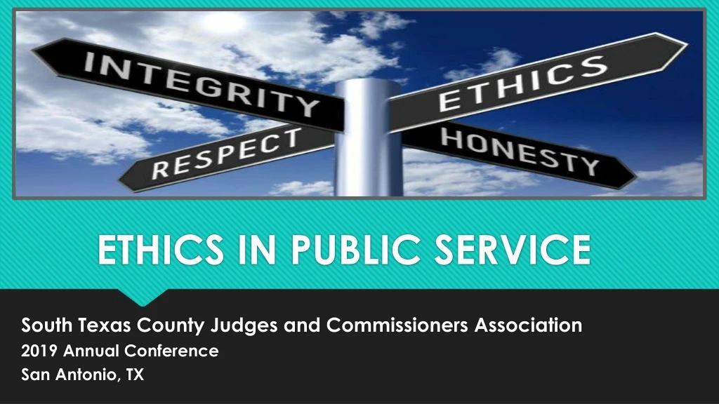 ethics in public service