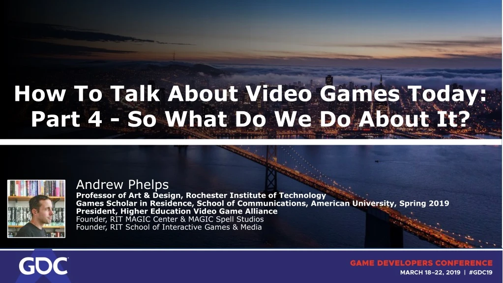 how to talk about video games today part