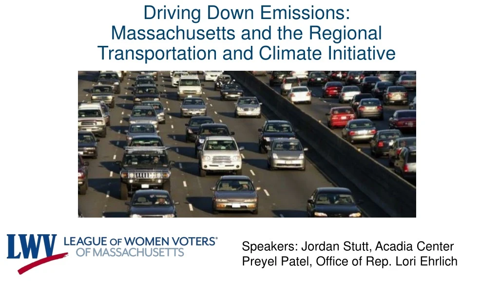 driving down emissions massachusetts and the regional transportation and climate initiative