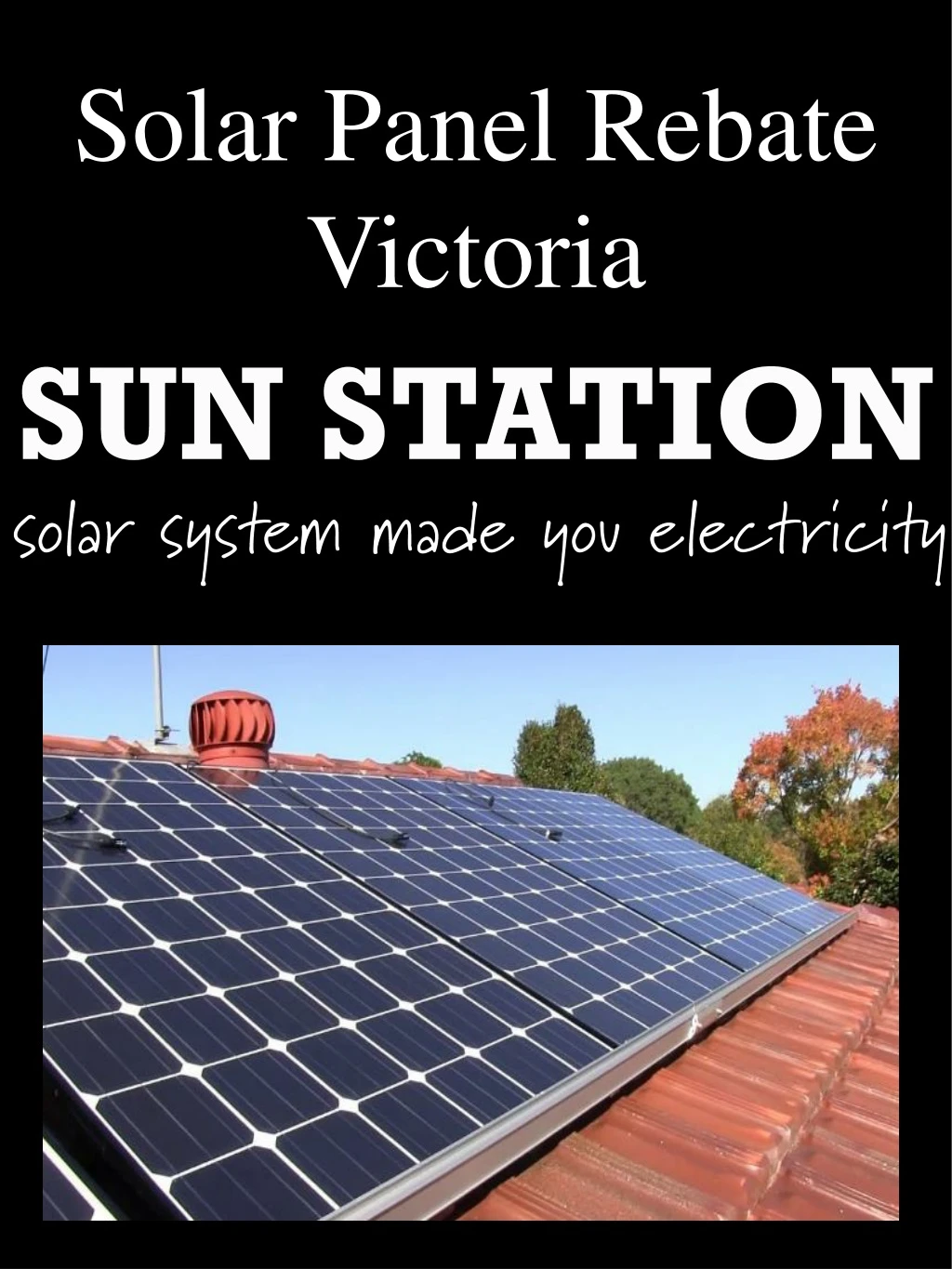 solar panel rebate victoria