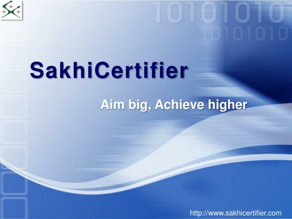 SakhiCertifier