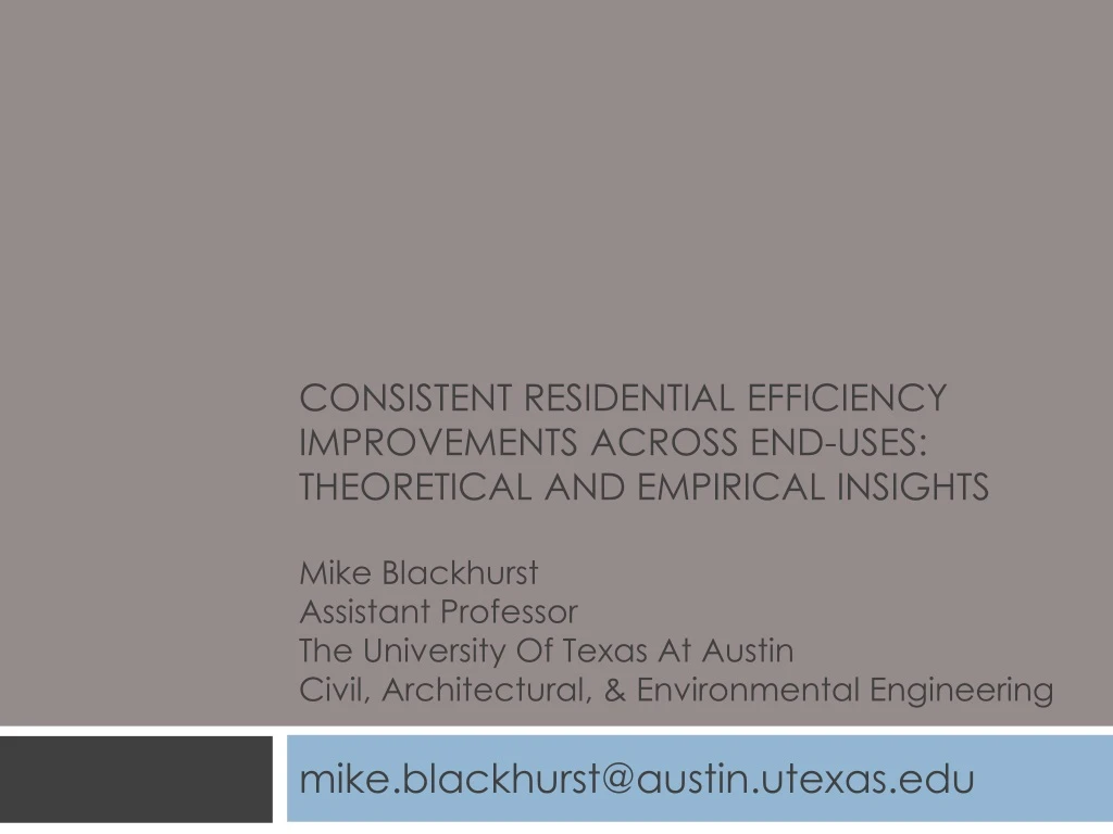 mike blackhurst@austin utexas edu