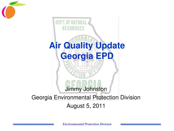 Air Quality Update Georgia EPD