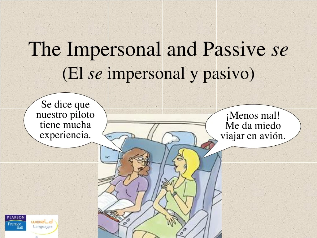 the impersonal and passive se