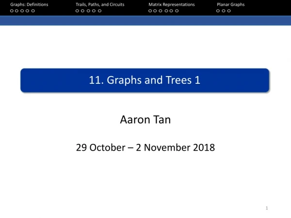 11. Graphs and Trees 1