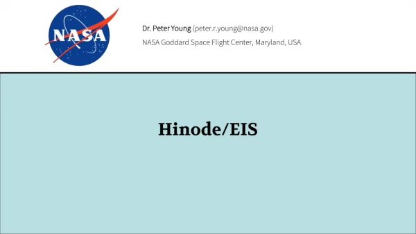 Hinode /EIS