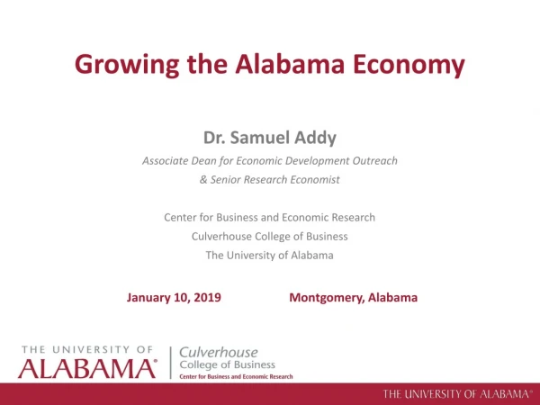 Growing the Alabama Economy
