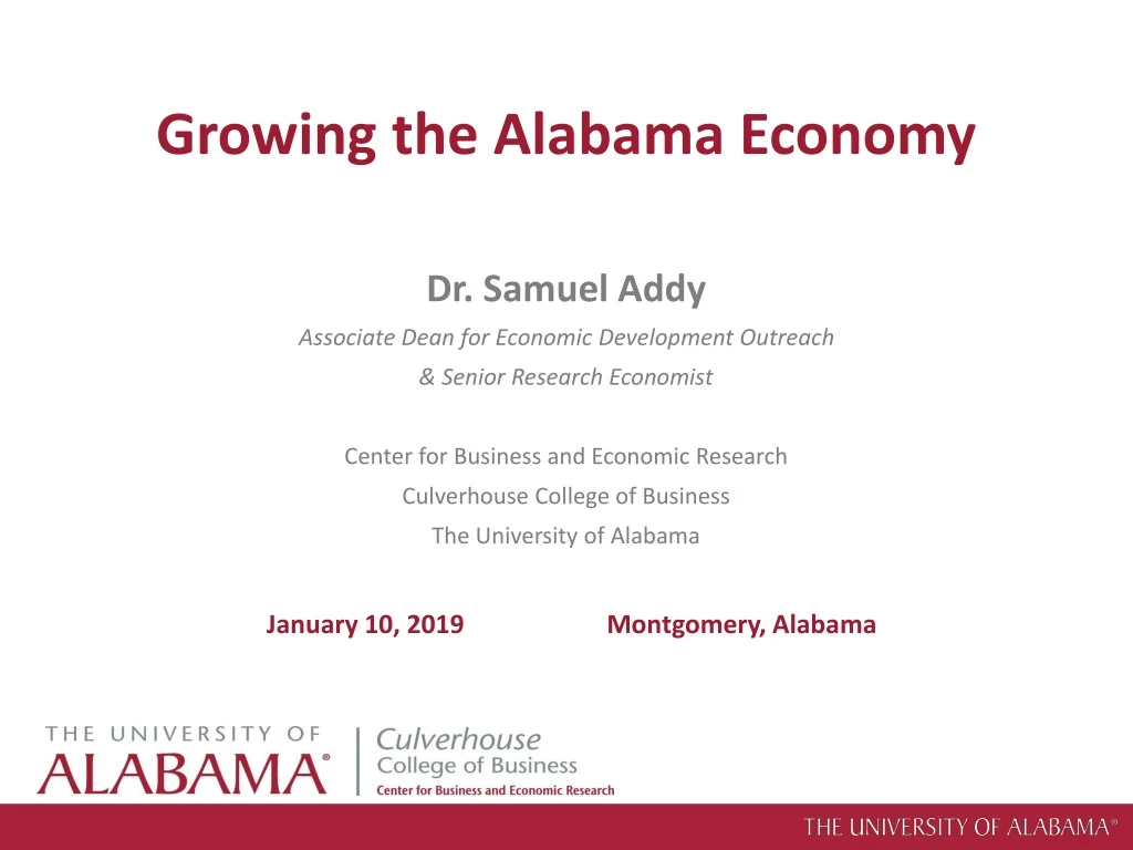 growing the alabama economy