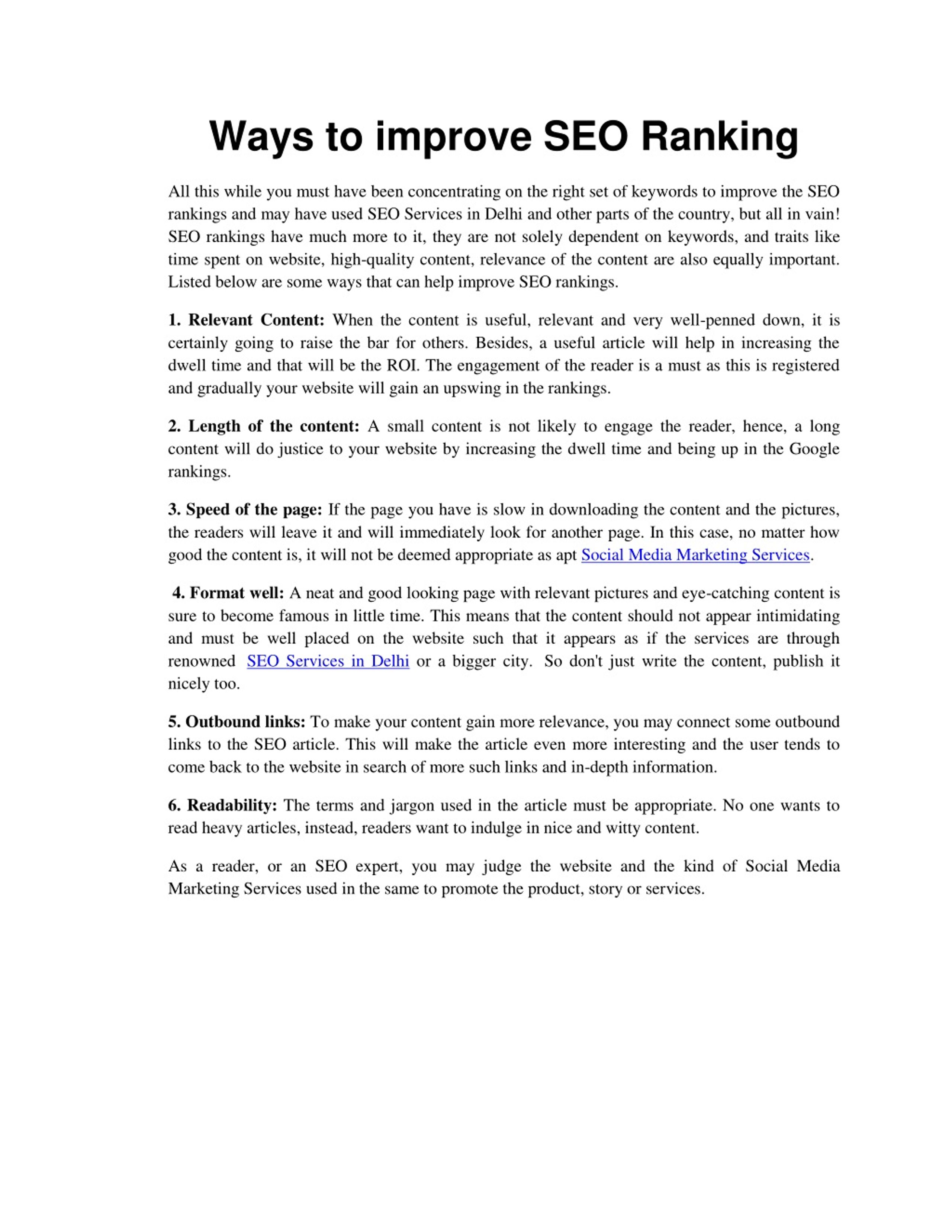 PPT - Ways to improve SEO Ranking PowerPoint Presentation, free ...