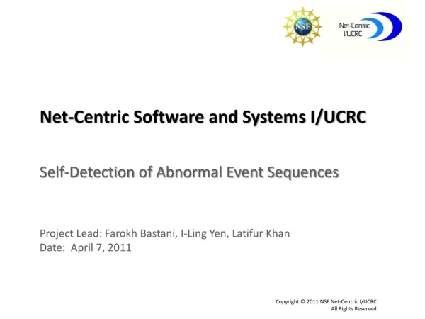 Self-Detection of Abnormal Event Sequences