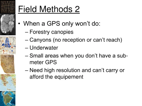 Field Methods 2