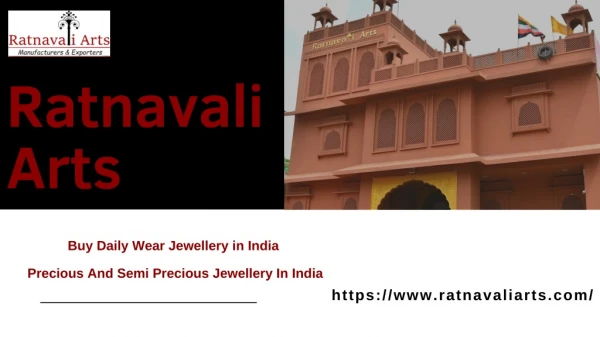 Best Jewelry Outlet for Buy Daily Wear Jewelry in India by Ratnavali Arts