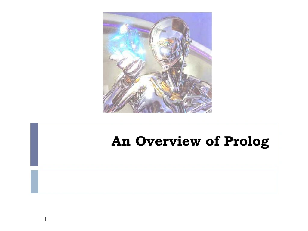 an overview of prolog