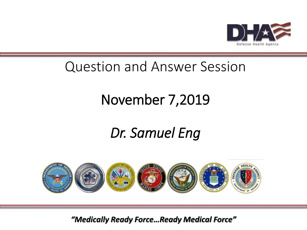 question and answer session november 7 2019 dr samuel eng