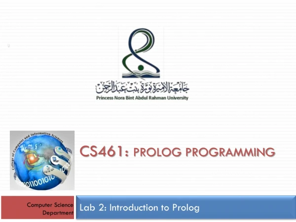 Cs461: Prolog programming