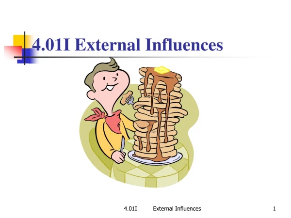 4.01I External Influences