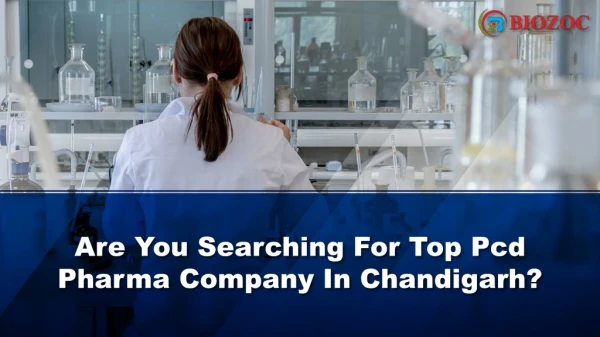 Top Pcd Pharma Companies in Chandigarh