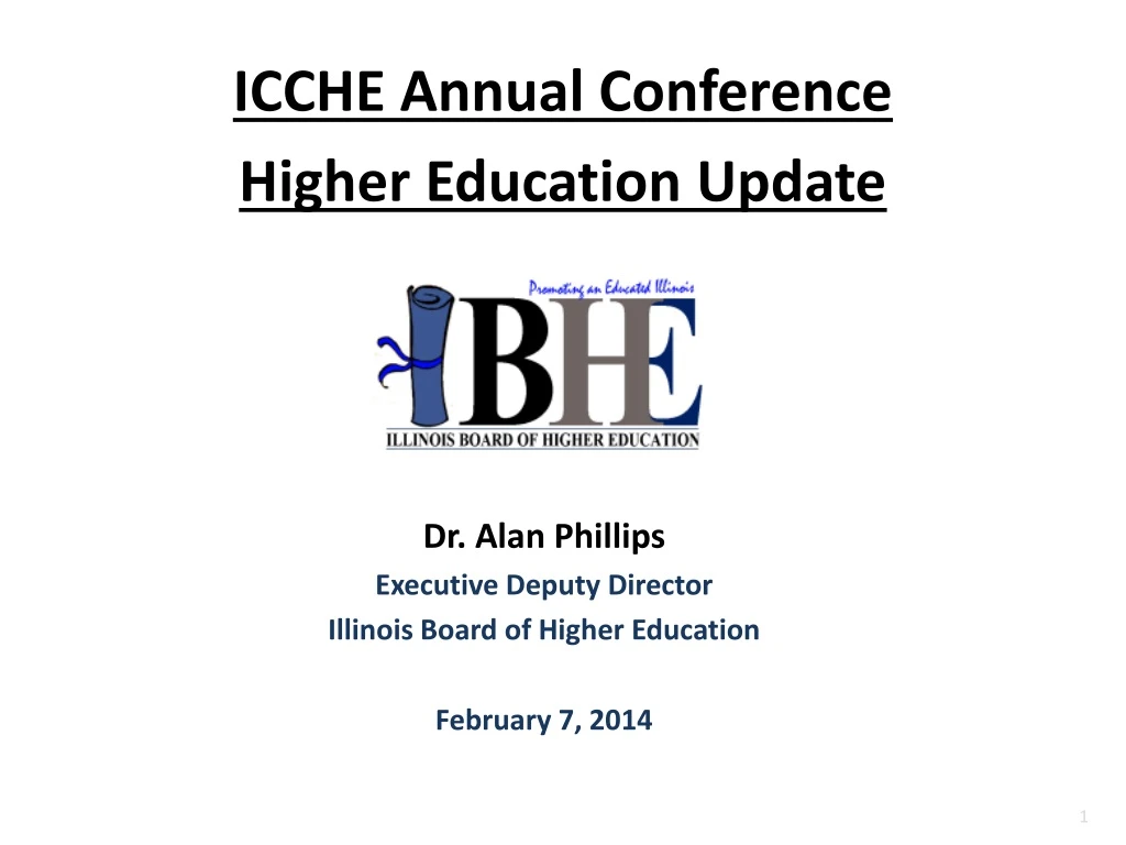 icche annual conference higher education update