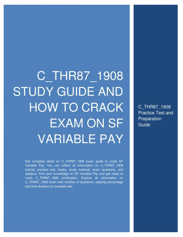 c thr87 1908 study guide and how to crack exam