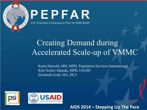 Creating Demand during 	Accelerated Scale-up of VMMC