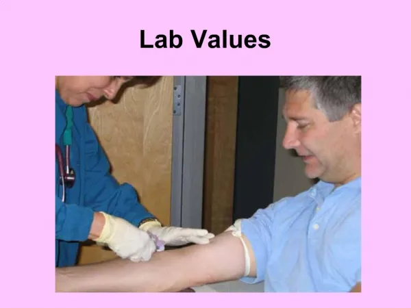 Lab Values