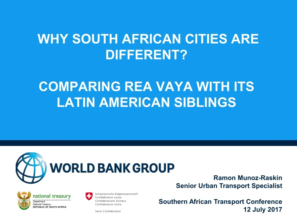 why south african cities are different comparing rea vaya with its latin american siblings