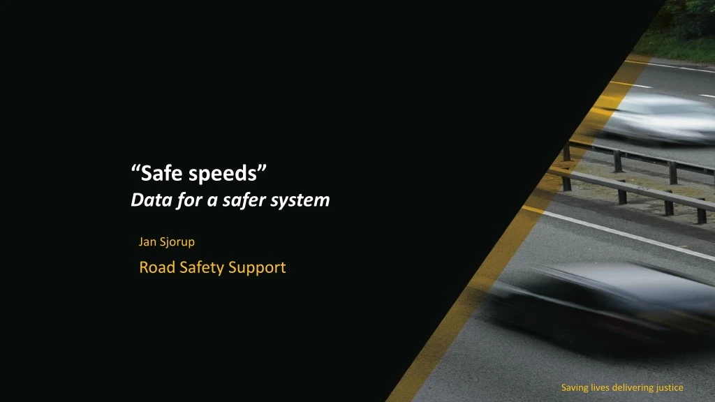 safe speeds data for a safer system