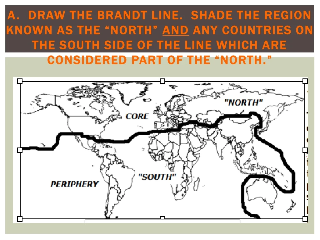 a draw the brandt line shade the region known