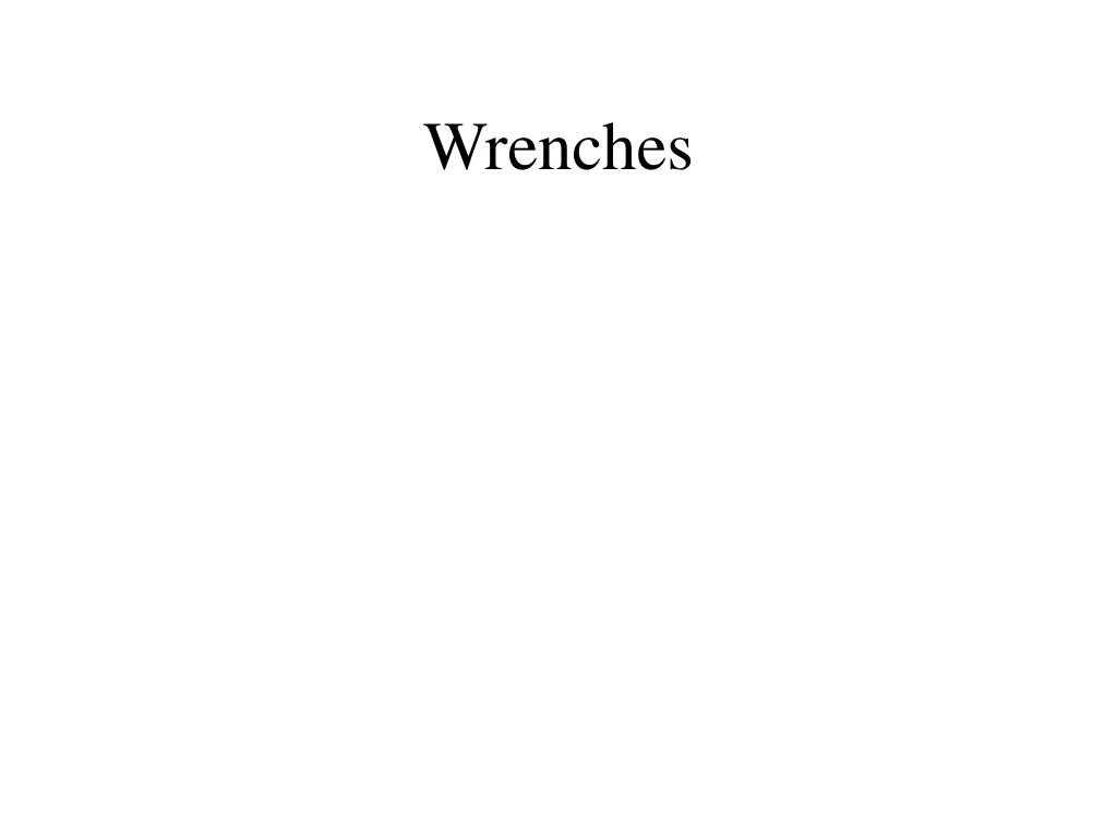 wrenches