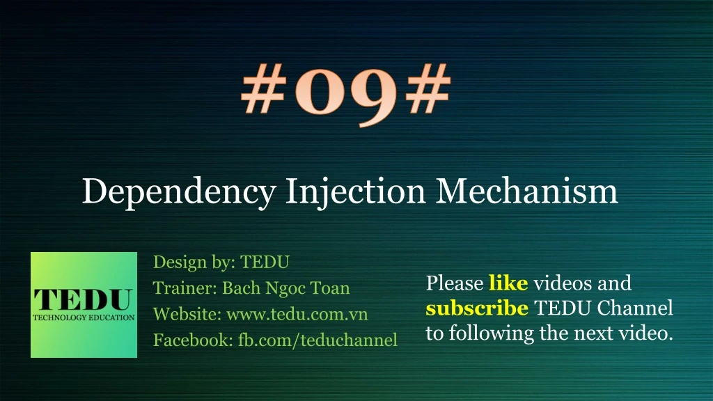 dependency injection mechanism