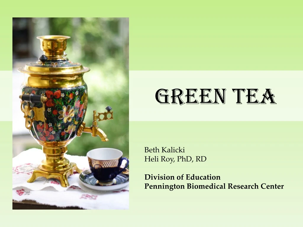 green tea