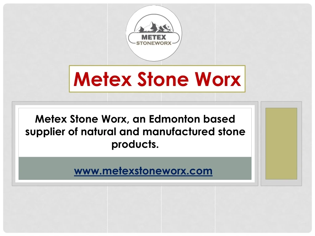 metex stone worx