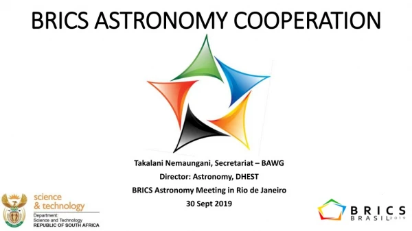 BRICS ASTRONOMY COOPERATION