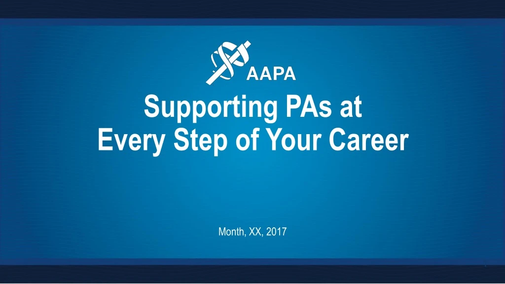 supporting pas at every step of your career