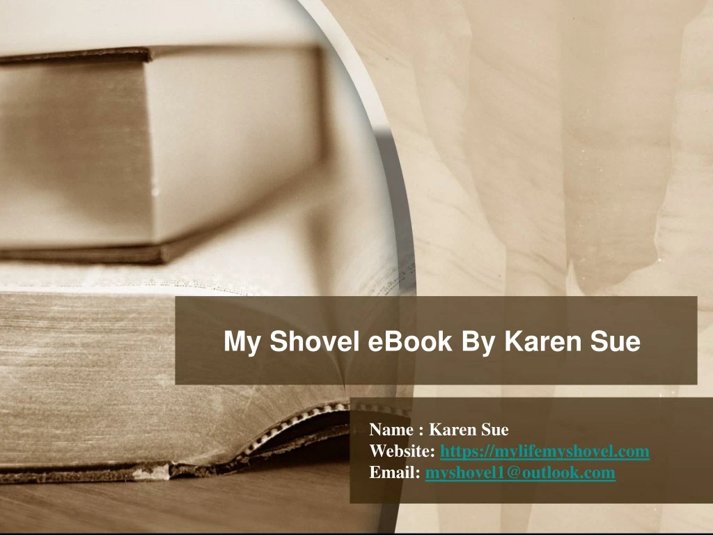 my shovel ebook by karen sue