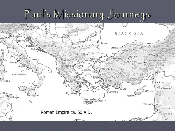 Paul’s Missionary Journeys