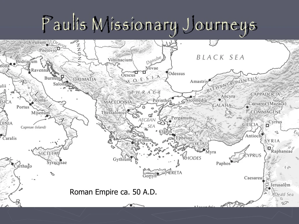 paul s missionary journeys