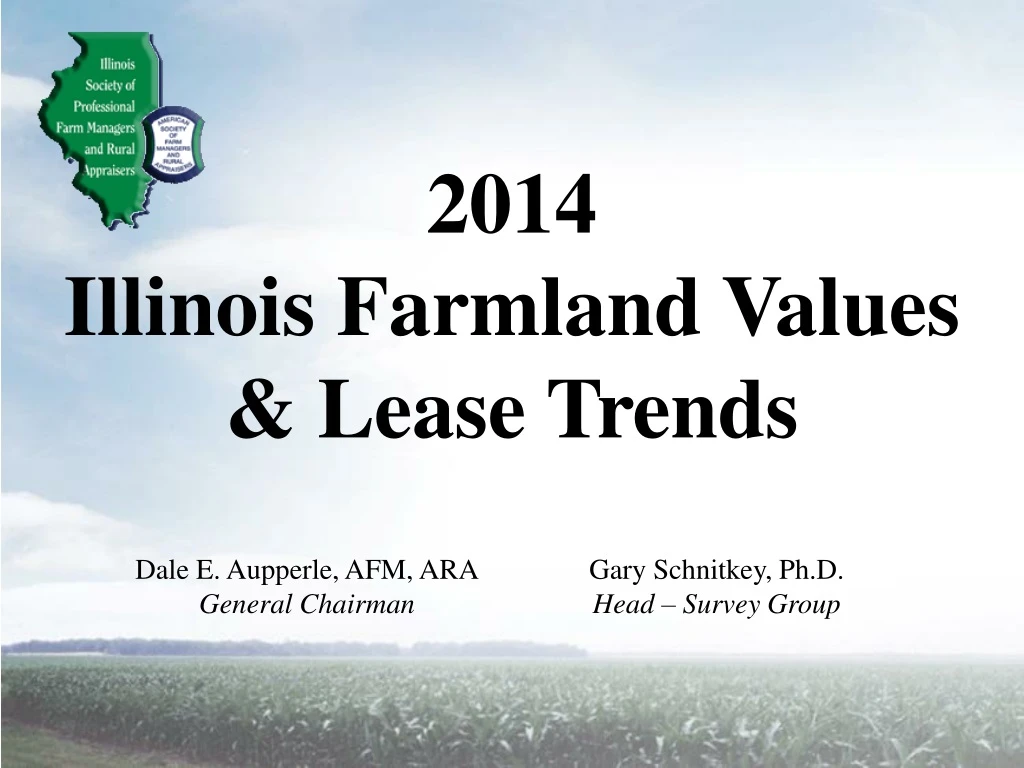 2014 illinois farmland values lease trends