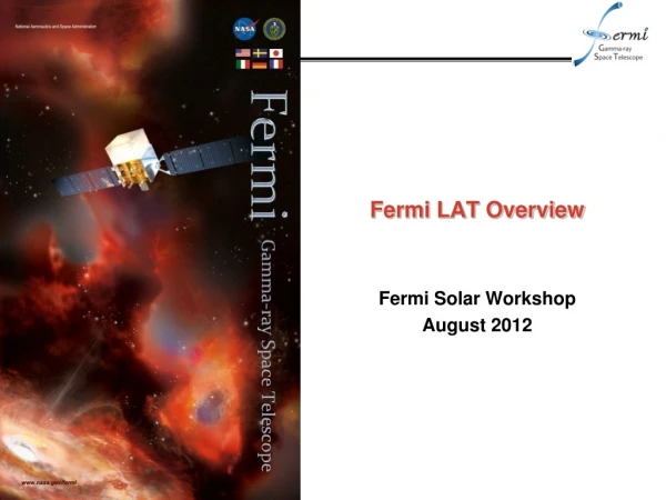 Fermi LAT Overview